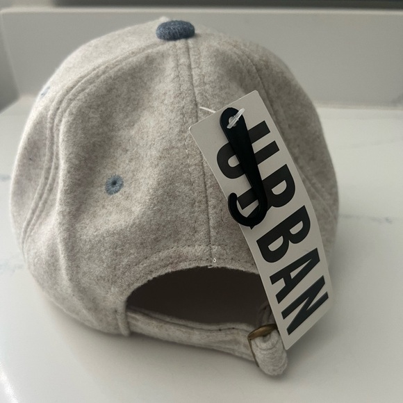 URBAN OUTFITTERS Embroidered Leisure Club Felt   Baseball Hat NEW Bow Blue - Picture 7 of 9